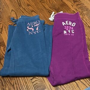 Women's Sweat Pants - Blue and Purple🌿